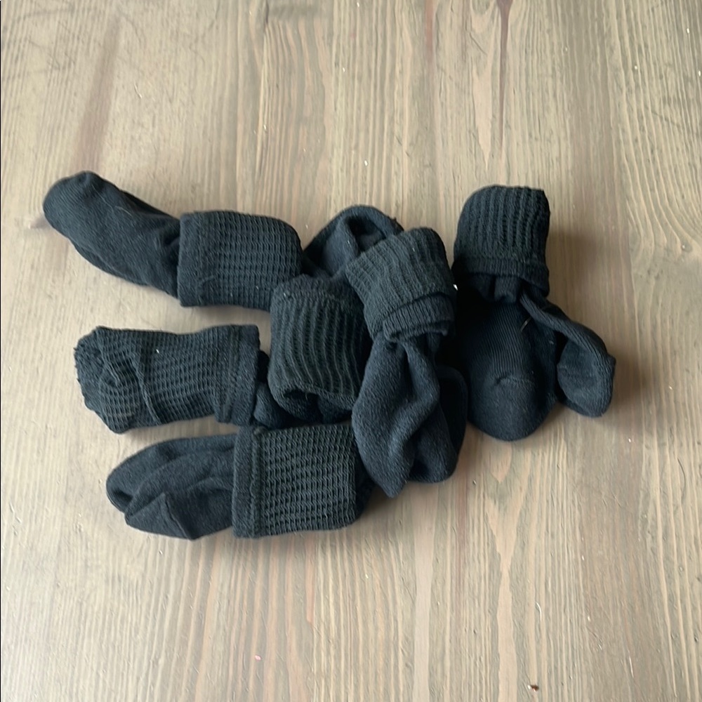 Little Kids Black Socks Bundle